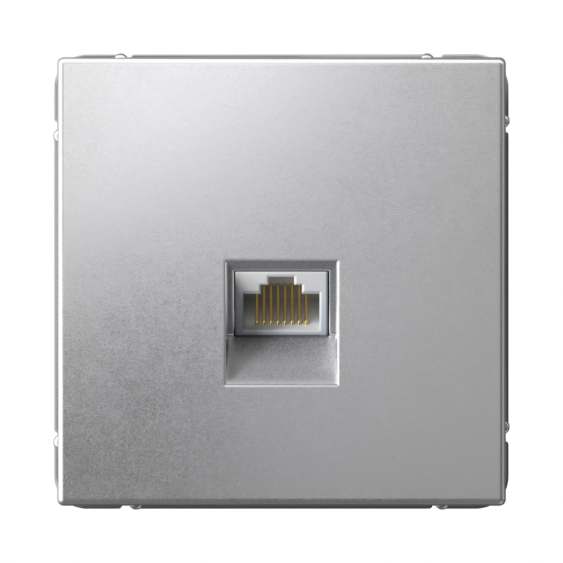 Розетка компьютерная ArtGallery RJ45 кат.6A механизм алюм. SE GAL000386