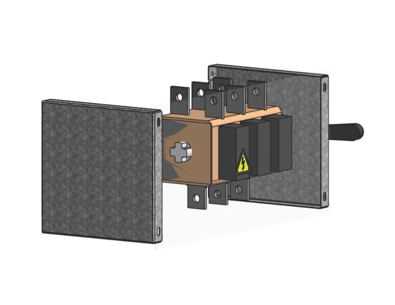 Экран для кожуха рубильника для ВРУ Unit шириной 450 PROxima EKF mb-15-kr-45