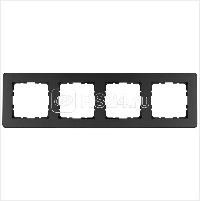 Рамка 4-м G-Flex антрацит Jasmart G1104B