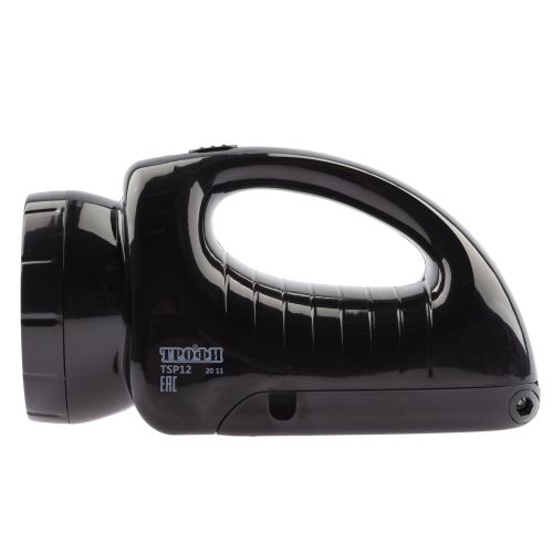 Фонарь-прожектор аккумуляторный TSP12 12 + 18LED аккум. 4В 1.8А.ч ЗУ 220В (картон. упак.) Трофи C0045551