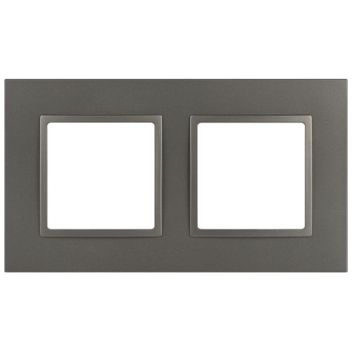 Рамка 2-м Elegance 14-5012-16 Classic для розеток и выключателей титан Эра Б0065825