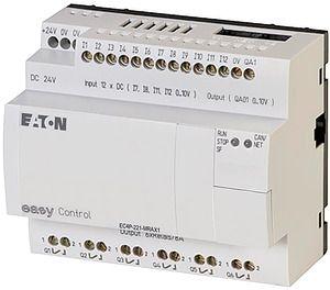 Контроллер компактный 24В DC 12DI (4 AI) 6DO (R) 1AO CAN EC4P-221-MRAX1 EATON 106398