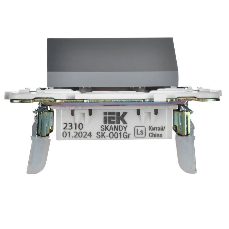 Вывод кабеля SKANDY SK-O01Gr сер. IEK SK-VK10-0-K03