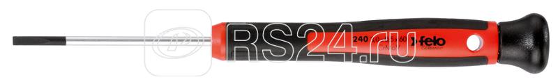 Отвертка шлицевая плоская для точных работ 1.5х0.23х60 FELO 24015160