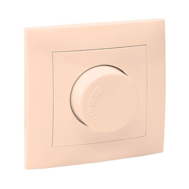 Светорегулятор Валенсия 600Вт 220В крем. PROxima EKF EWD06-101-20