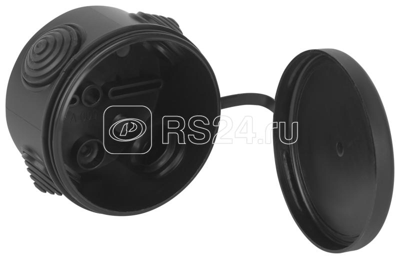 Коробка Тусо распаячная для ОП 80х50мм УХЛ1 черн. Ruvinil 67025МЧ Коробка Тусо распаячная для ОП 80х50мм УХЛ1 черн. Ruvinil 67025МЧ
