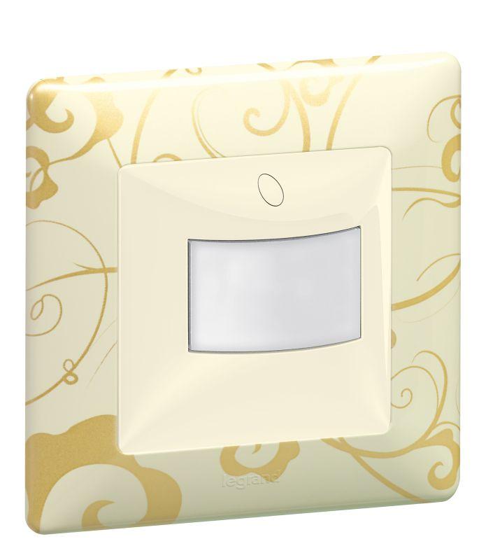 Датчик движения Valena Life 180град. 250Вт без нейтрали с лицевой панелью сл. кость Leg 752270