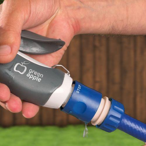 Пистолет-распылитель 8 реж. пластик. (12/48) Green Apple Б0003093