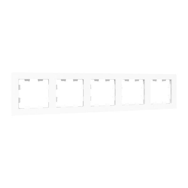 Рамка 5-м Эпика пластик бел. EKF UP1-FPW-05