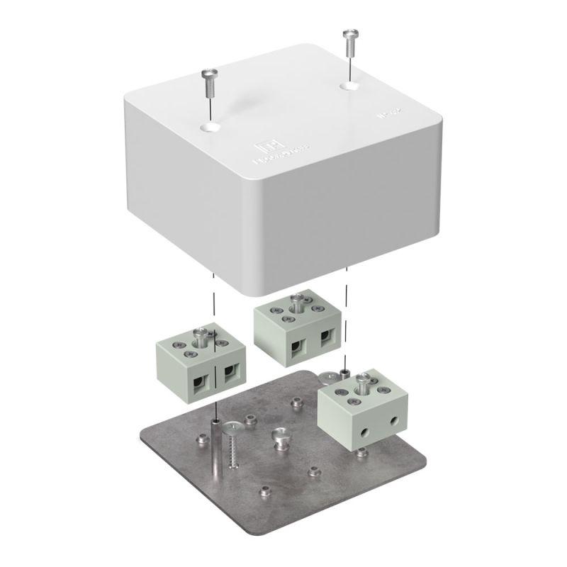 Коробка огнестойкая для кабель-канала 40-0460-FR10.0-6 Е15-Е120 85х85х45 Промрукав 40-0460-FR10.0-6