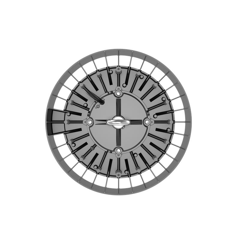 Светильник светодиодный ДСП IB 11 S 150W VW 840 BK 298х298х112мм 150Вт 4000К IP65 High Bay подвес черн. Русский Свет 16091123172