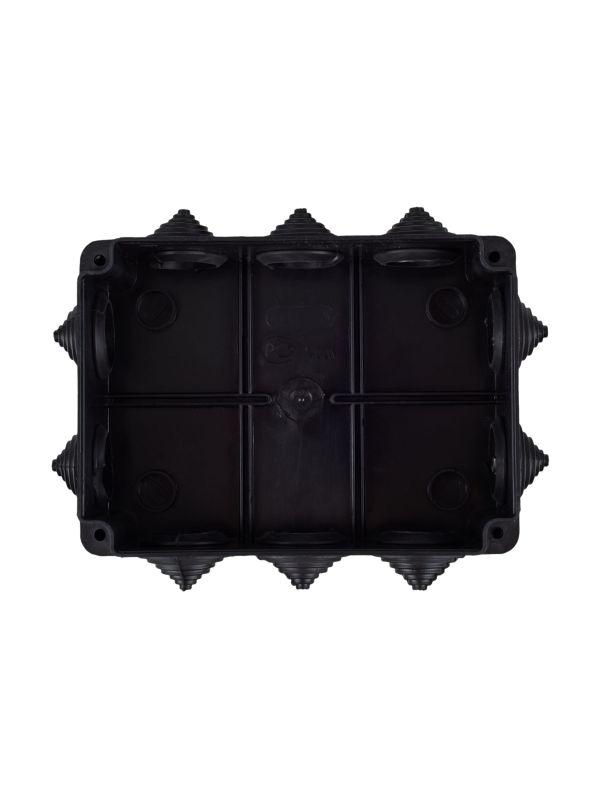 Коробка распаячная ОП 150х110х70 IP44 КМ41241 10 гермовводов черн. IEK UKO11-150-110-070-K02-44