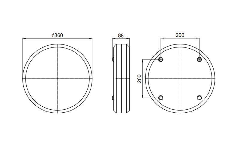 Светильник аварийный BS-VITARION-53-L1-INEXI2 3000К Белый свет a22327