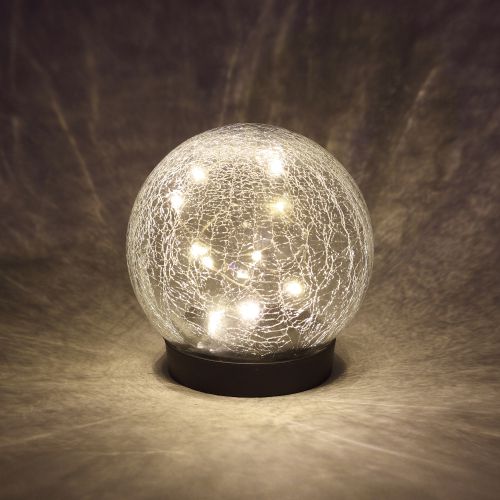 Светильник садовый ERASF012-24 Шар на солнечной батарее 15 LED 15см Эра Б0044232