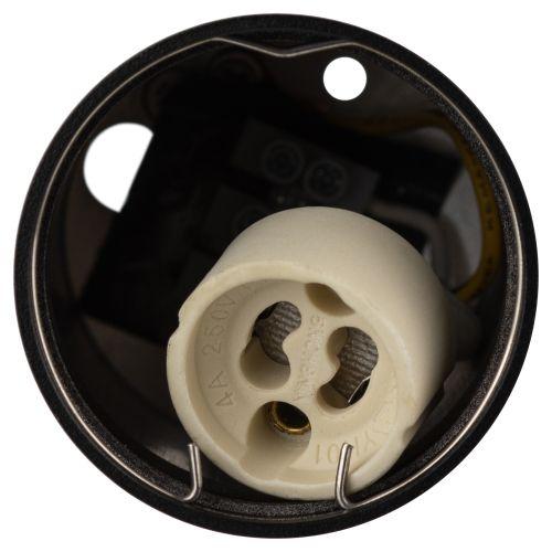 Светильник OL31 BK MR16 GU10 IP20 настенно-потолочный спот черн. ЭРА Б0056374