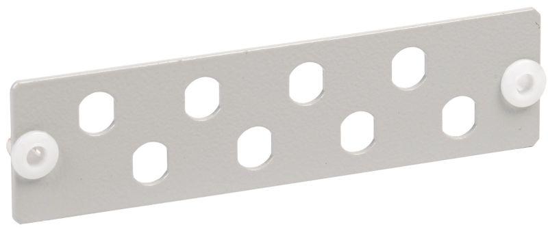 Панель для 8-ми оптических адаптеров (FC или ST в 19дюйм кросс) ITK FOBX-P8-FX