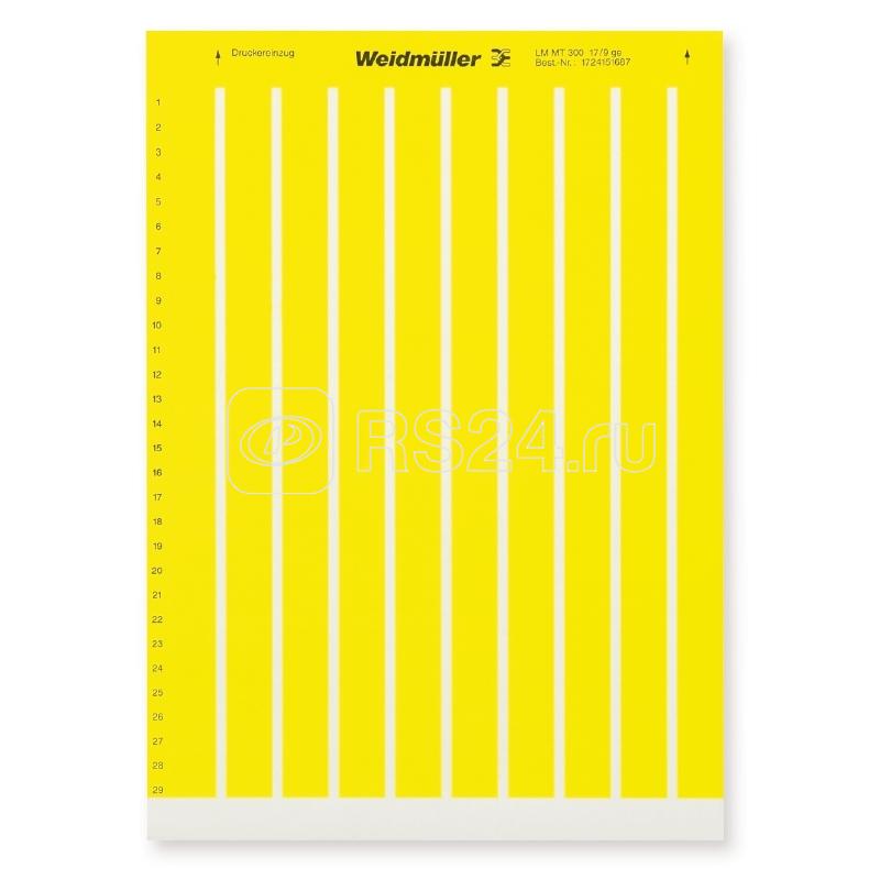 Маркировка LM MT300 17/9 GE Weidmueller 1724151687