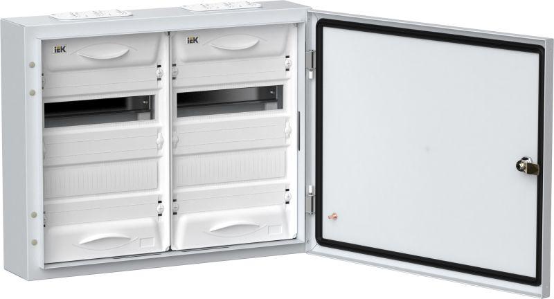 Корпус ЩРн-48 (2х24) TITAN 5 460х570х140 IP54 одна дверь метал. бел. IEK TI5-50-N-2X024-54