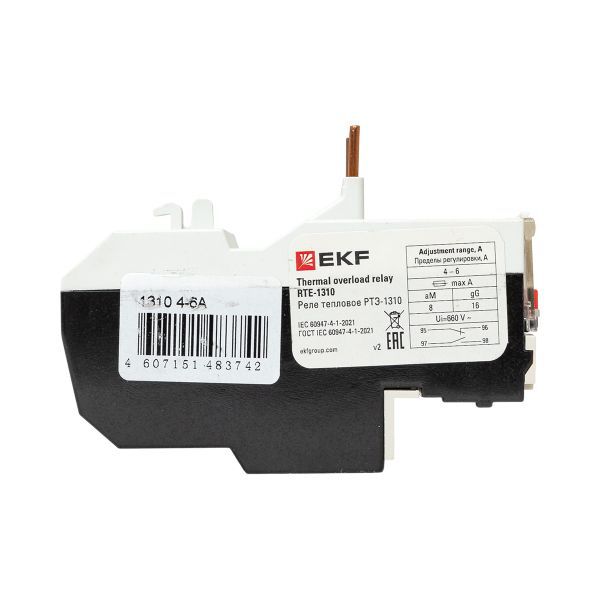 Реле тепл. РТЭ 1310 4-6А EKF rel-1310-4-6