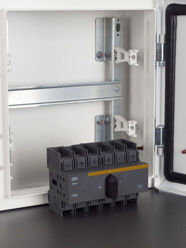Выключатель-разъединитель модульный 3п 125А ВРМ-3 KARAT IEK MVR30-3-125