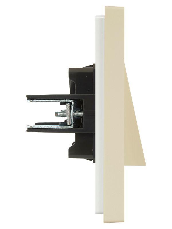 Вывод кабеля FORTE&PIANO FP442 ваниль IEK FP-VK10-0-K10