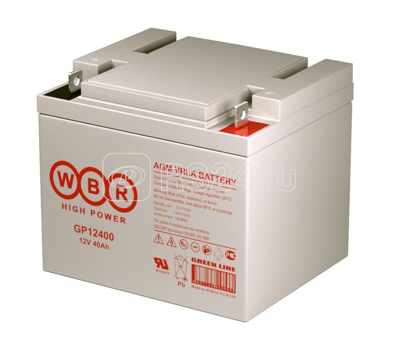 Аккумулятор 12В 40А.ч WBR GP12400 WBR