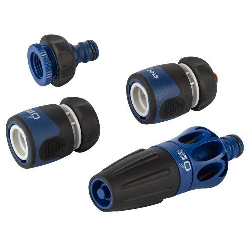 Комплект для полива (наконечник; штуцер; коннектор; коннектор с аквастопом) TPR (1/12) Green Apple Б0017798