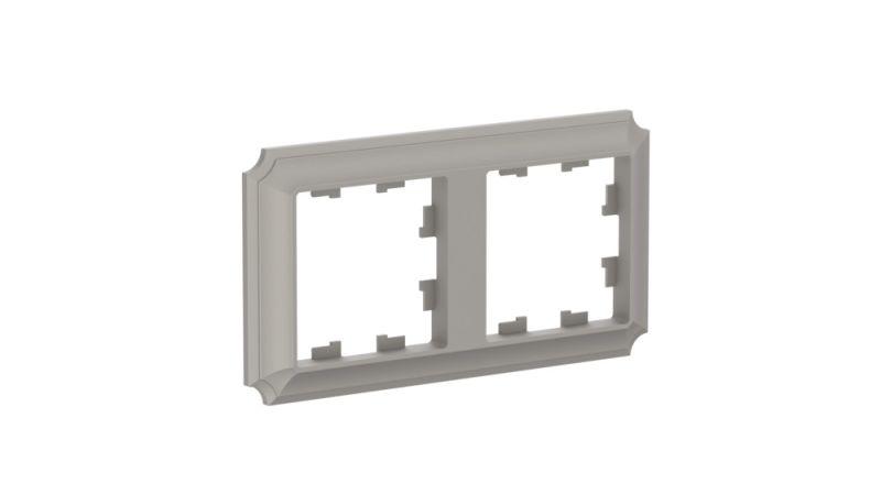 Рамка 2-м AtlasDesign Antique универс. шампань SE ATN100502