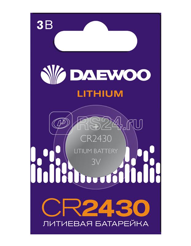 Элемент питания литиевый CR2430 3В BL-1 (блист.1шт) DAEWOO 5058071