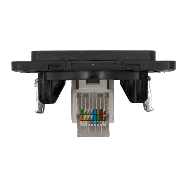 Розетка компьютерная 1-м Стокгольм RJ45 механизм черн. PROxima EKF EZK01-035-10