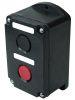Пост кнопочный ПКЕ 222-2 У2 10А 660В 2 элемента черн. и красн. цилиндр накладной IP54 пост управления Электротехник ET519076