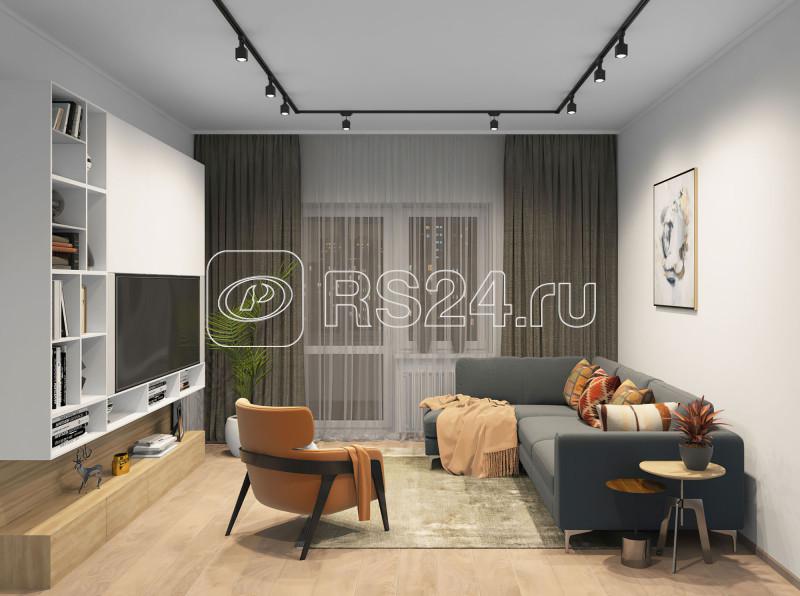 Шинопровод 1ф L2000 черн. заглушка и подвод питания в комплекте DENKIRS 542442