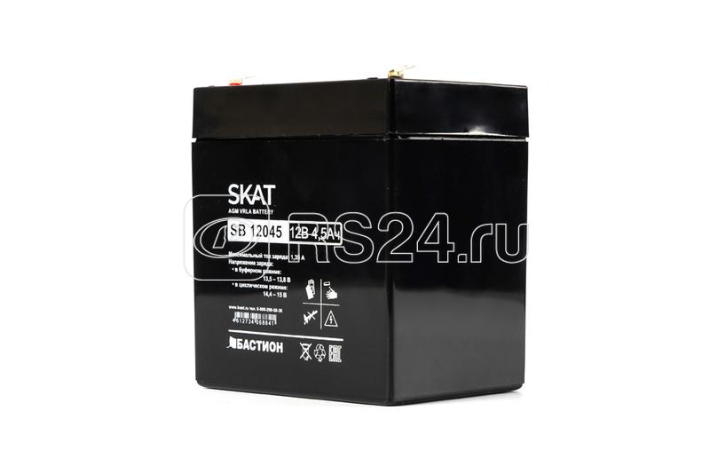 Аккумулятор 12В 4.5А.ч макс. ток заряда 1.35А SKAT SB 12045 Бастион 2531