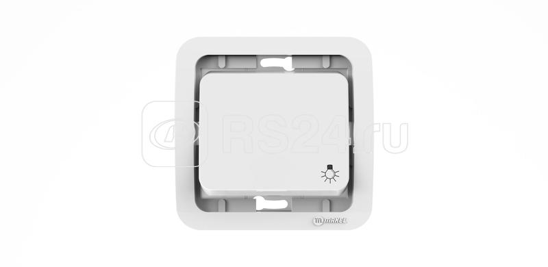 Кнопка звонка СП Mimoza без вставки бел. Makel 22004