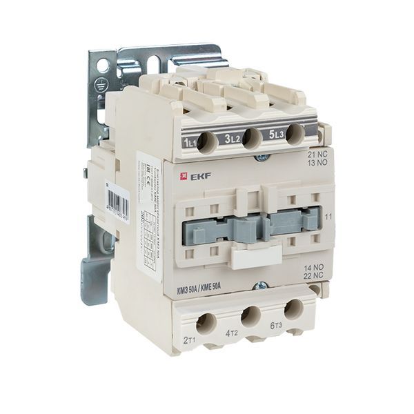 Контактор КМЭ 50А кат. 220В AC 1НО+1НЗ EKF ctr-s-50-220