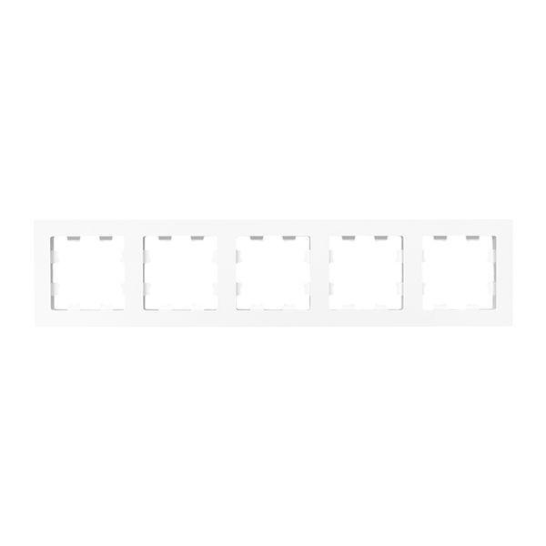 Рамка 5-м Эпика пластик бел. EKF UP1-FPW-05