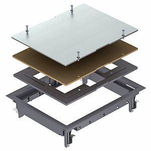 Лючок ревизионный UZES6-2 U10T 9011 полиамид черн. OBO 7406750