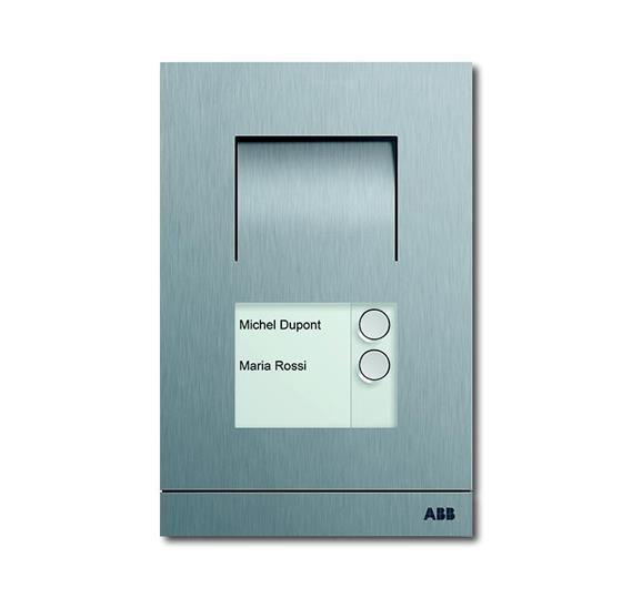 Станция вызывная аудио 2-кл. сталь ABB 2CKA008300A0097