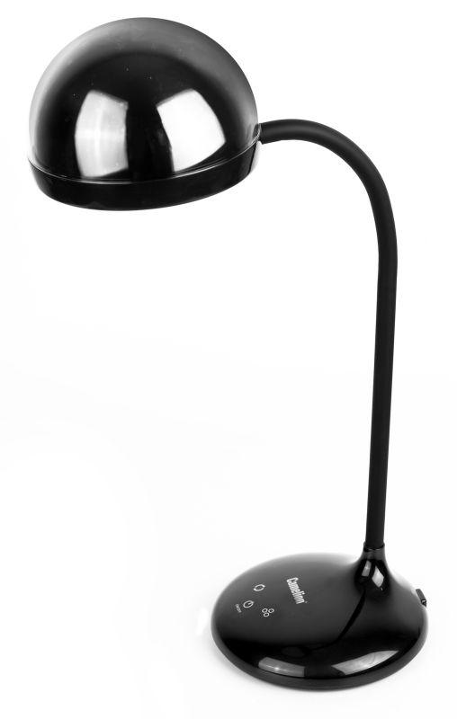 Светильник настольный KD-828 C02 LED 6.5Вт 230В 360лм сенс.рег.ярк. CCT RGB-ночник "Звездн. небо" черн. Camelion 13007