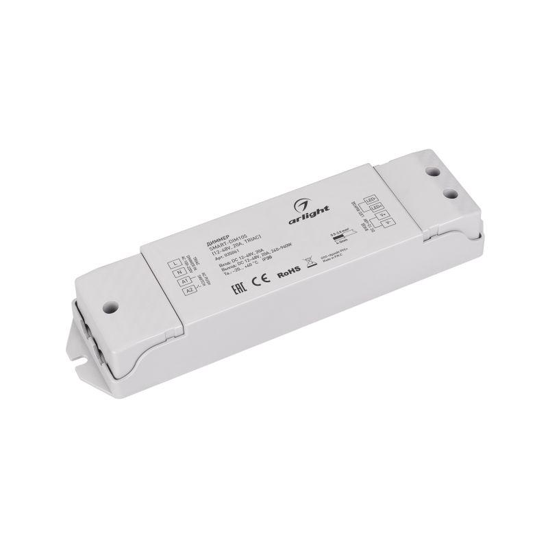 Диммер SMART-DIM105 12-48В 20А TRIAC IP20 пластик 5 лет Arlight 035061