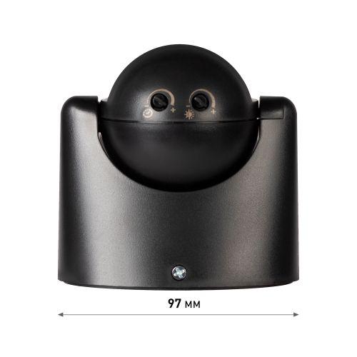 Датчик движения инфракрасн. настен. MD 03 1200Вт 180град. IP44 черн. Эра Б0066995