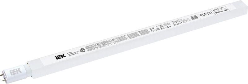 Лампа светодиодная 10Вт T8 линейная 4000К нейтр. бел. G13 230В IEK LLE-T8-10-230-40-G13