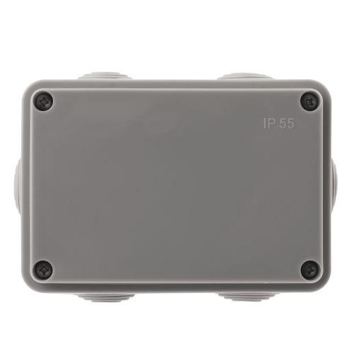 Коробка распаячная ОП на винтах 6 гермовводов IP55 KORv-120-80-50-6g ЭРА Б0052730