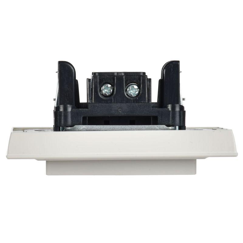 Выключатель 1-кл. СП BRITE ВСР10-1-0-БрБ 10А в сборе бел. IEK BR-V10-0-10-K01-F