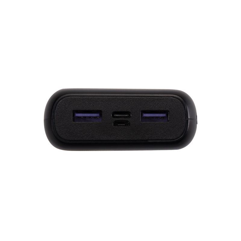 Устройство зарядное портативное Power Bank (аккумуляторная батарея) 20000мА.ч с Quick Charge и Power Delivery черн. Rexant 30-2052