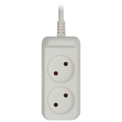 Удлинитель 2х1.5м без заземл. 10А IP20 U-2-1.5m-2х1 ПВС 2х1 Эра Б0028359