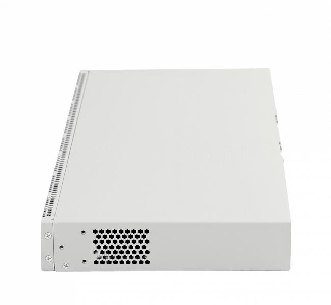 Коммутатор Ethernet 24 порта 10/100/1000 Base-T (PoE/PoE+) 4 порта 10GBase-R (SFP+)/1000Base-X (SFP) L3 48В DC ELTEX MES2324P_DC