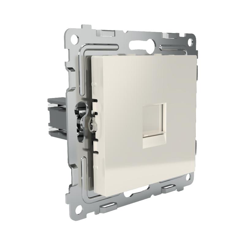 Розетка телефонная 1-м СП Pixel RJ11 механизм беж. TOKOV ELECTRIC TKE-PX-RT1-C02