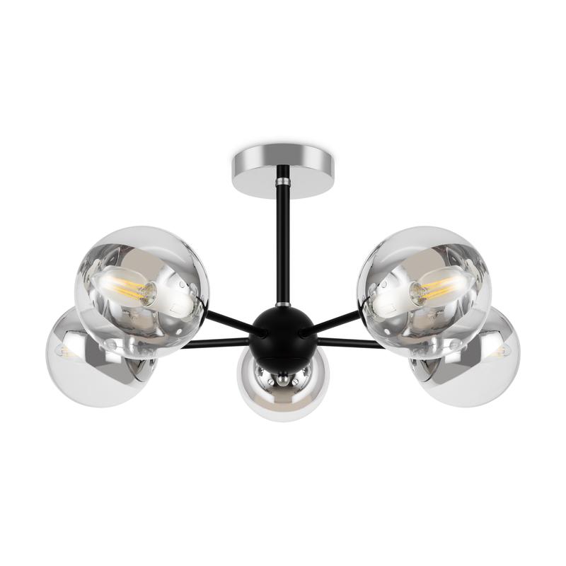 Светильник Sonnet 40Вт E14х5 IP20 подвесной Freya FR5271PL-05B