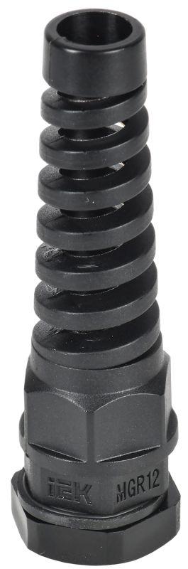 Сальник MGR12 d3-6.5мм IP68 с гибким отводом черн. IEK YSA23-05-12-68-K02